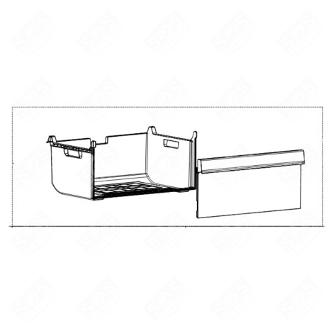 TIROIR FRIGO, RÉFRIGÉRATEUR, CONGÉLATEUR - 5966310400
