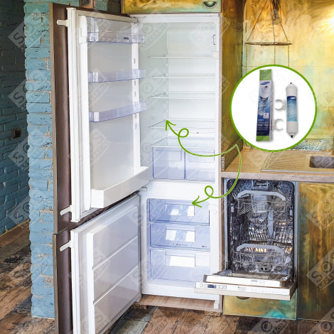 FILTRE À EAU D'ORIGINE BL9808 FRIGO, RÉFRIGÉRATEUR, CONGÉLATEUR - 5231JA2003A, ADQ73693903