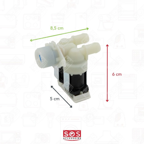 ELECTROVANNE 2 VOIE 180° MACHINE À LAVER, LAVE-LINGE - 480111100199