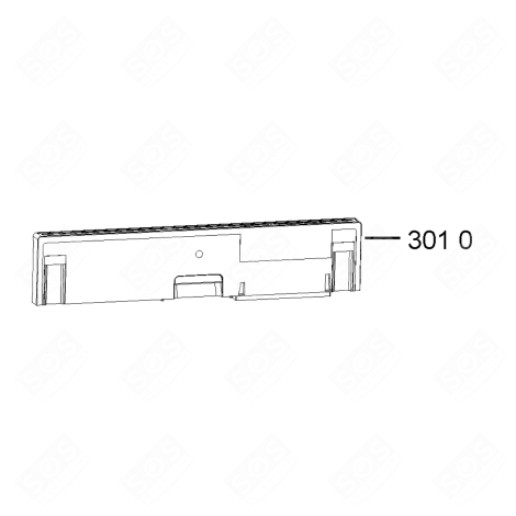 PLATINE CONTROLE COMPLET FD LAVE-VAISSELLE - 481010611396