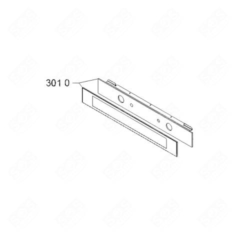 BANDEAU DE COMMANDE ASSEMBLEE FOUR, CUISINIÈRE - 481010572744