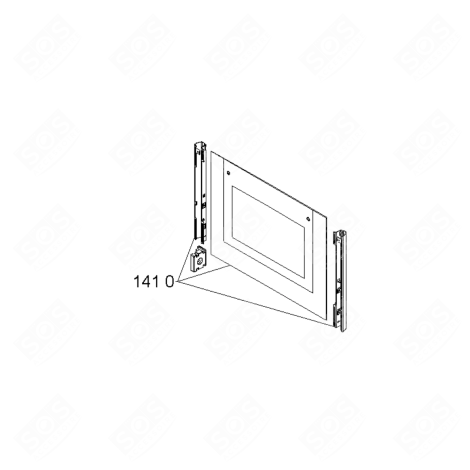 VITRE DE FOUR FOUR MICRO-ONDES - 480121104135