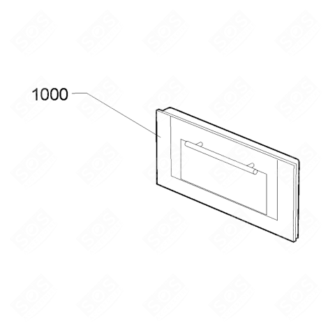 PORTE ASS. NOIR FOUR MICRO-ONDES - 480120100894