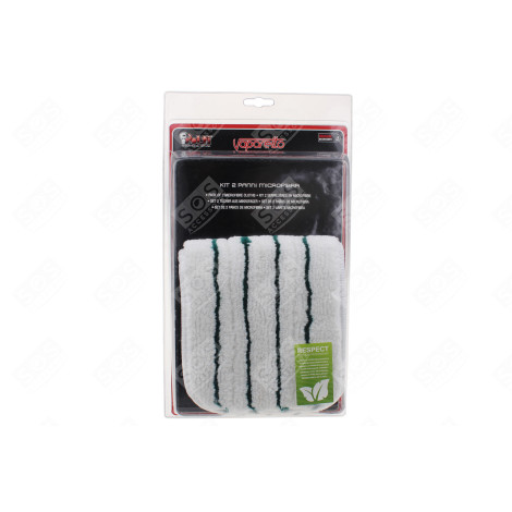KIT DE 2 CHIFFONS EN MICROFIBRE D'ORIGINE NETTOYEUR VAPEUR - PAEU0219