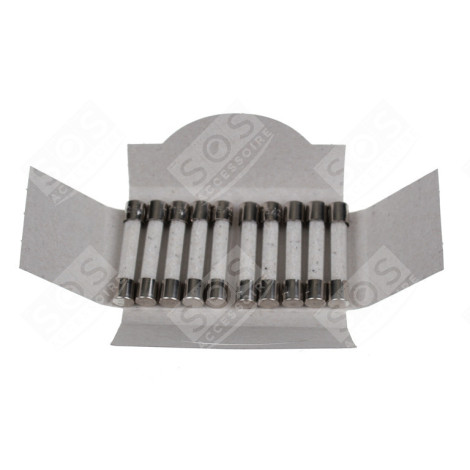 FUSIBLE LENT - 15A - 6.3X32MM - SET 10 ACCESSOIRES ET ENTRETIEN - 10000723