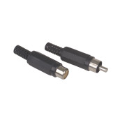 2x rca plug + 2x rca jack