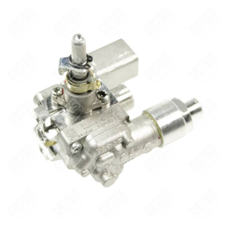 ROBINET GAZ DOUBLE VANNE PLAQUE DE CUISSON - 481010720035