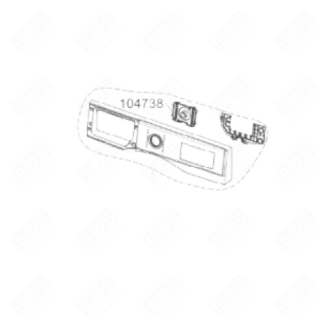 BANDEAU AVANT SÈCHE-LINGE - 76373E422