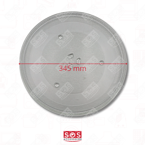 PLATEAU TOURNANT VERRE 340 MM FOUR MICRO-ONDES - DE74-20016A, DE74-20016B