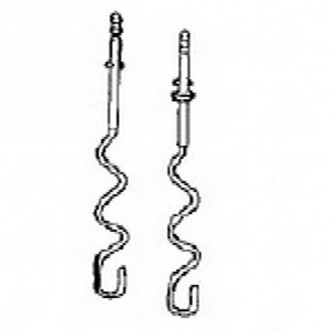 JEU DE 2 CROCHETS PETRISSEURS BATTEUR - SS-987801, SS-989643