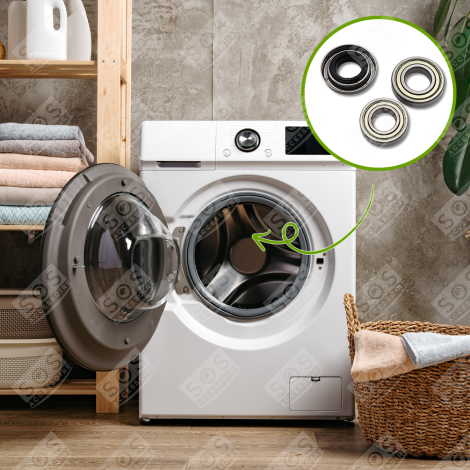 KIT PALIERS ROULEMENTS AVEC JOINT  71X61X76 MM MACHINE À LAVER, LAVE-LINGE - C00202418