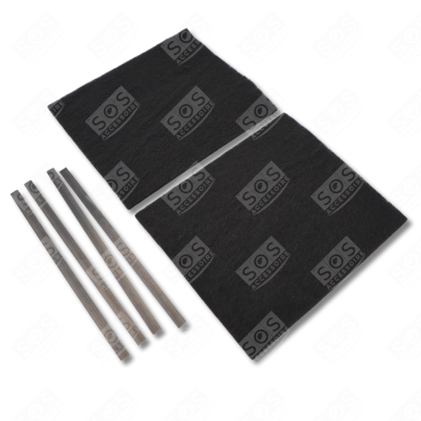 LOT 2 FILTRES CHARBON (TYPE 31) 285X245X11 MM HOTTE - CFW031 484000008787