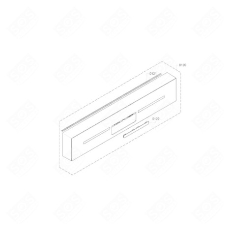 BOITIER DU BANDEAU (REPÈRE 0120) LAVE-VAISSELLE - 00679432