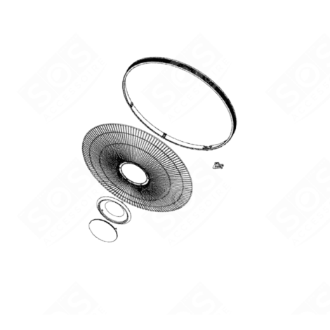 GRILLE AVANT DIVERS PETIT MÉNAGER - CS-10000945