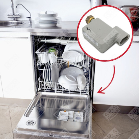 ELECTROVANNE AQUASTOP  163X105X46 MM LAVE-VAISSELLE - 091058, 00091058