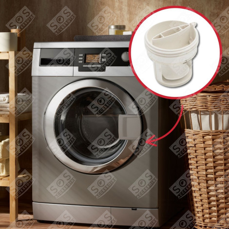 BOUCHON DE POMPE D'ORIGINE MACHINE À LAVER, LAVE-LINGE - 41004157