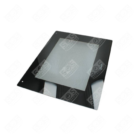 VITRE DE FOUR NOIR ASSY INDESIT FOUR, CUISINIÈRE - 481010907443