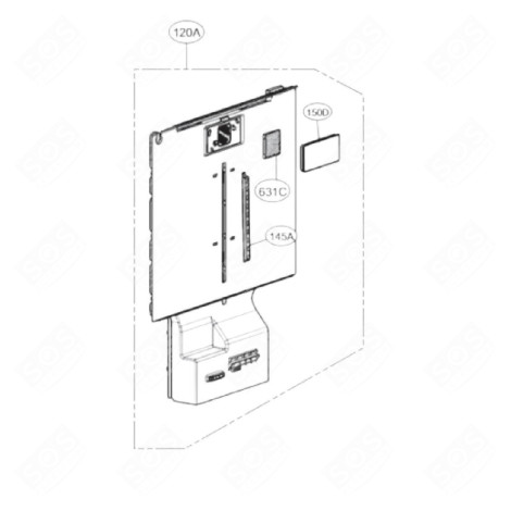 ENSEMBLE DE CONDUITS, MULTIPLE FRIGO, RÉFRIGÉRATEUR, CONGÉLATEUR - ADJ74812523