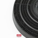 FILTRE CHARBON ROND TYPE 25 (À L'UNITÉ)  280X37 MM HOTTE - 902979362
