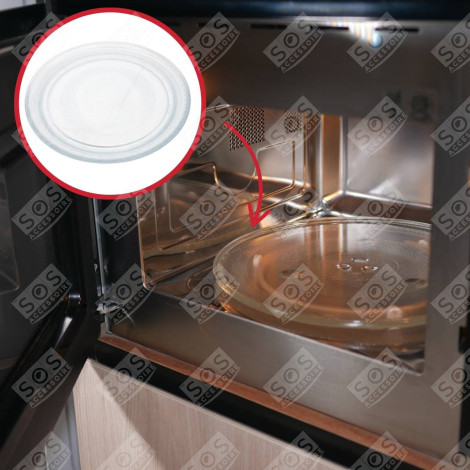 PLATEAU EN VERRE  280 MM FOUR MICRO-ONDES - A01B01, MS-5922820