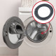 JOINT DE HUBLOT(MANCHETTE) MACHINE À LAVER, LAVE-LINGE - DC64-03365A