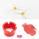 KIT DE REMPLACEMENT COMPATIBLE SÉRIE 600 ASPIRATEUR ROBOT - 4501352, ACC222