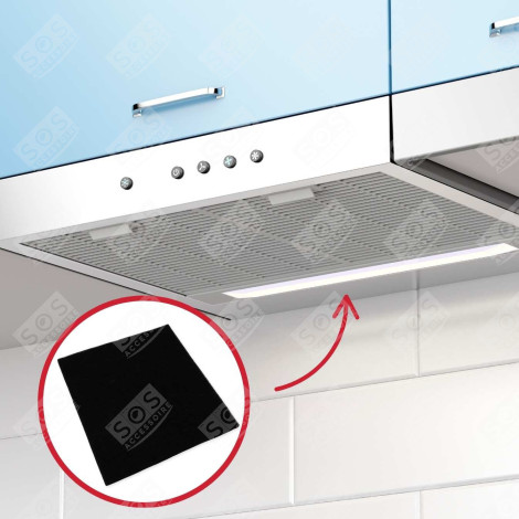 FILTRE CHARBON (À L'UNITÉ)  310X266 MM HOTTE - 74X4364