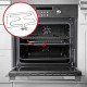 RÉSISTANCE GRILL SUPÉRIEURE 3050W (1050W + 2000W) FOUR, CUISINIÈRE - C00141175, C00049942