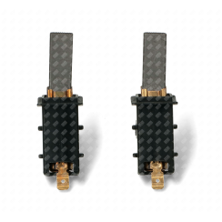 Jeu de 2 charbons 5X12 5X28 mm cosses 6.3 mm