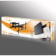 SUPPORT TV 2 BRAS D'ORIGINE TÉLÉVISION - H3290-6A