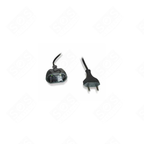 RALLONGE 2M NOIR ÉLECTRICITÉ, DOMOTIQUE - 908511