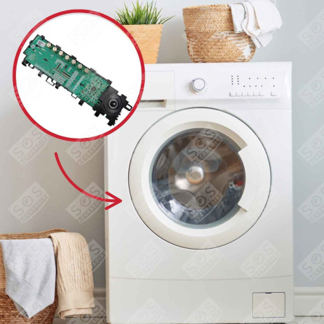 MODULE AFFICHEUR LAVE-LINGE B3WFT51140W D'ORIGINE MACHINE À LAVER, LAVE-LINGE - C00923359