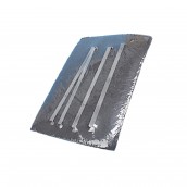 Lot de 2 Filtres à charbon  300X215X8 mm