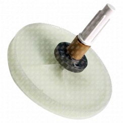 Roue lente avec axe entraineur