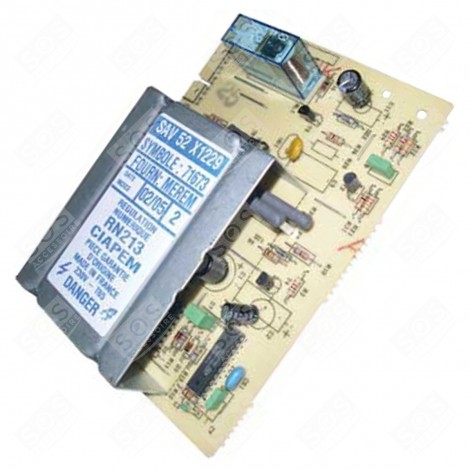 CARTE ÉLECTRONIQUE MACHINE À LAVER, LAVE-LINGE - 52X1229