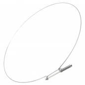 Collier fixation manchette arrière