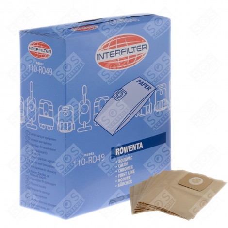 BOÎTE DE 8 SACS PAPIER ASPIRATEUR - 35601439