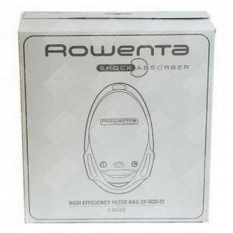 BOITE DE 5 SACS SHOCK ABSORBER ASPIRATEUR - ZR002601