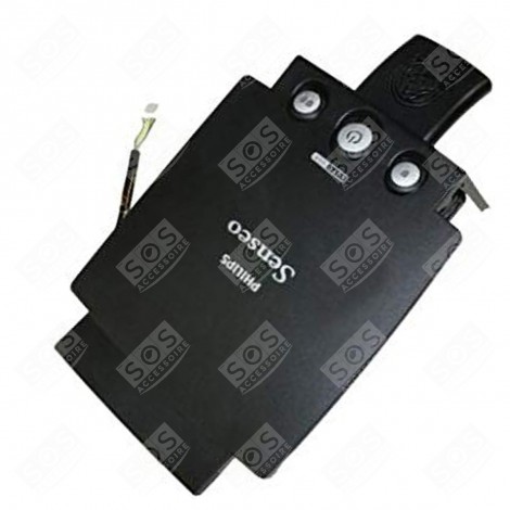 CAPOT NOIR AVEC BOUTONS CAFETIÈRE, MACHINE À CAFÉ - 422225945330