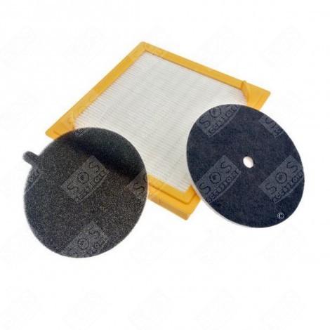 U27 KIT FILTRES HEPA SENSORY D'ORIGINE ASPIRATEUR - 09205469, 03875166