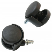 Kit de 2 roulettes à pivot