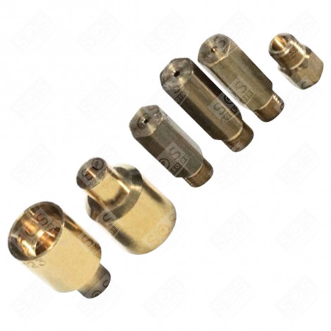 JEU D'INJECTEURS, GICLEURS GAZ NATUREL FOUR, CUISINIÈRE - 72X9910