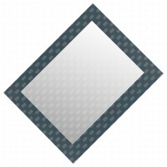 Vitre de porte intérieure d'origine 525X415 mm