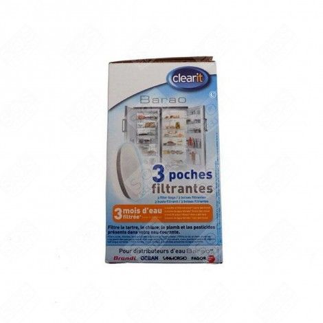 PACK DE 3 FILTRES BARAO RÉFRIGÉRATEUR, CONGÉLATEUR - 46X0824