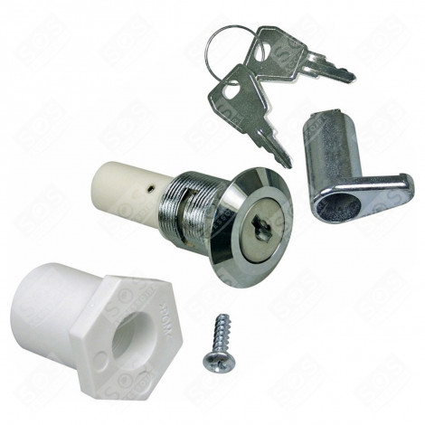 SERRURE AVEC CLEFS FRIGO, RÉFRIGÉRATEUR, CONGÉLATEUR - 7042846