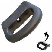 Poignée de cuve noir  100x85 mm