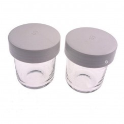 Lot de 2 pots verre + couvercle pour AT320
