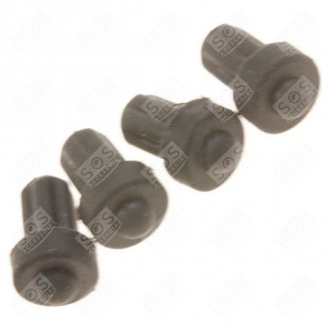 KIT PIED EN CAOUTCHOUC D'ORIGINE FOUR, CUISINIÈRE - 484000000949, 481246818081