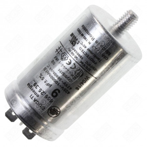 CONDENSATEUR 9UF D'ORIGINE LAVE-VAISSELLE - C00279463, 00416450