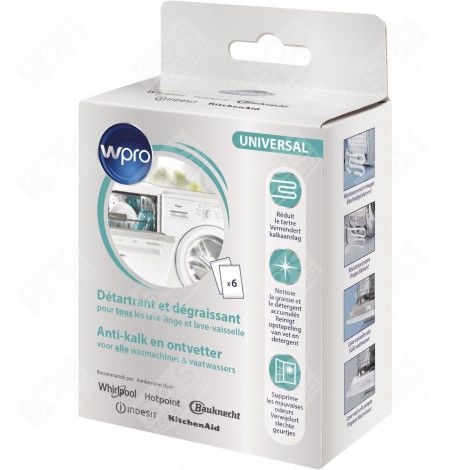 LOT DE 6 SACHETS DETARNET C00091550 ACCESSOIRES ET ENTRETIEN - DES616, 484000008819